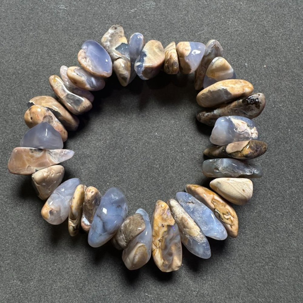 Nature Blue chalcedony bracelet